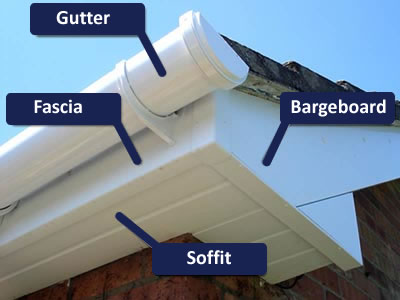 Cleaning Gutter, Fascia, soffit and bargeboard